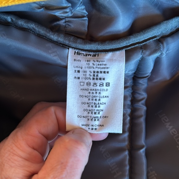 Himawari Nylon Yellow Laptop Bagckpack - Picture 9 of 13